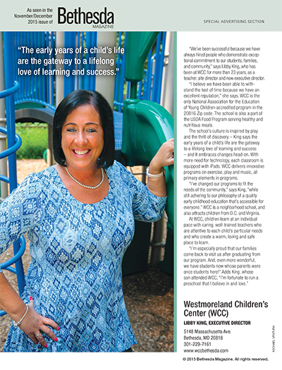 WCC in Bethesda magazine